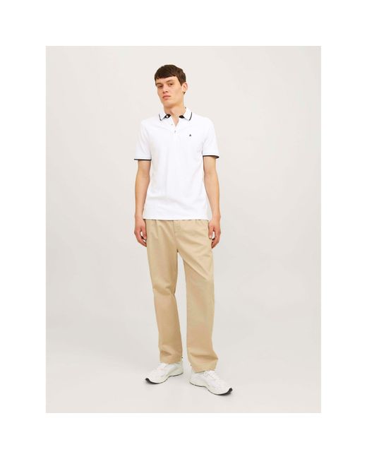 Jack & Jones Blue Paulos Pack Short Sleeve Polo Shirt for men