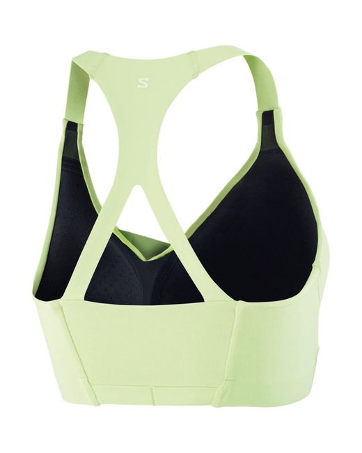 Salomon Green Shakeout Bliss Sports Bra