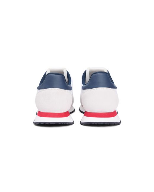 Tommy Hilfiger White Eva Runner Leather Runners for men