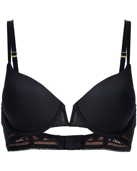 Wolford Blue Lightly Lined Demi Bra