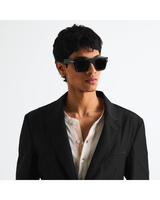 Tom Ford Black Fausto Sunglasses for men