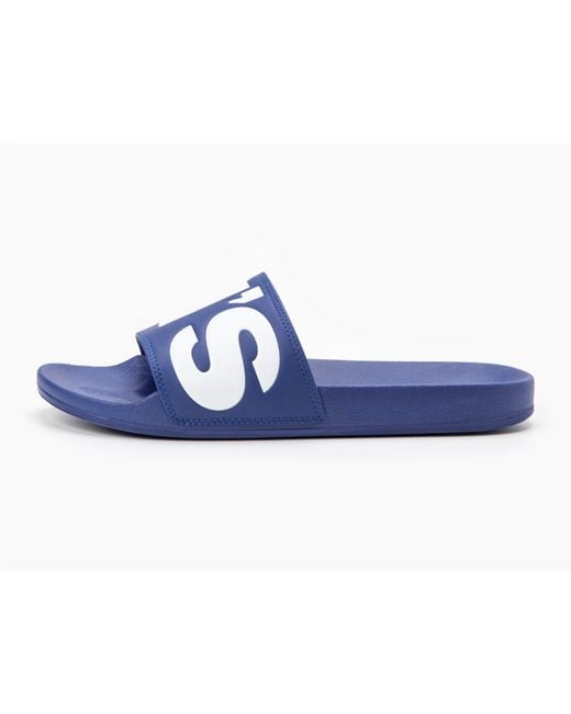 Levi's Blue June Pool Shoes for men