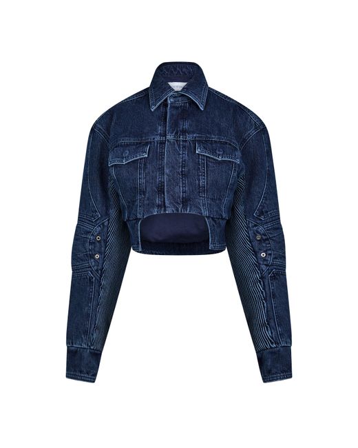 Off-White c/o Virgil Abloh Blue Oversize Denim Jacket