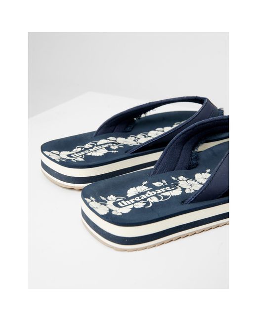 Threadbare Blue August Flip Flop for men