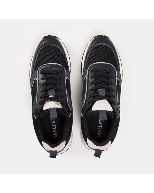 Mallet Blue Bethnal Low-Top Trainers for men