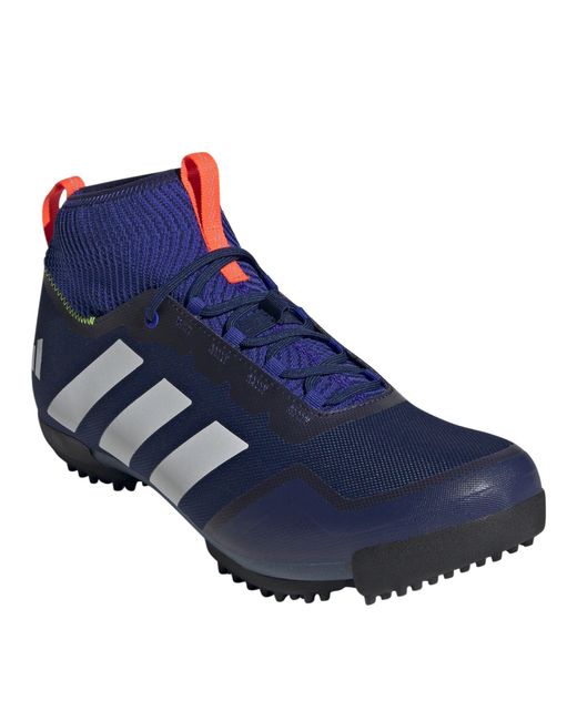 Adidas Blue The Gravel Shoe 2.0 Triathlon Cycling Shoes for men