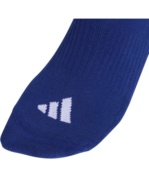 Adidas Blue 3-Pack Crew Socks Adults