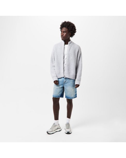 Android Homme White Multi-Material Chunky Trainers for men