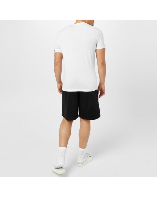 DSquared² White Logo T-Shirt for men