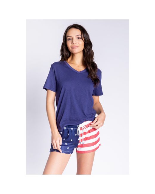 Pj Salvage Blue Rad & Short