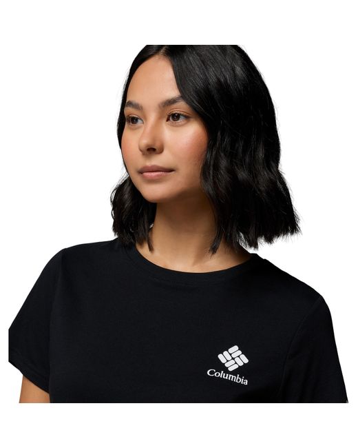 Columbia Black Rolling Bend Graphic Short Sleeve T