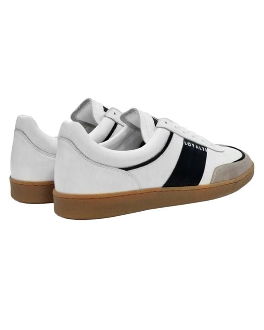 Loyalti White Kalle Low-Top Trainers for men