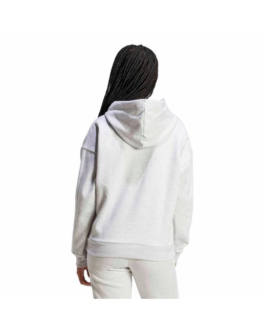 Adidas Blue Essentials 3-Stripes Fleece Hoodie