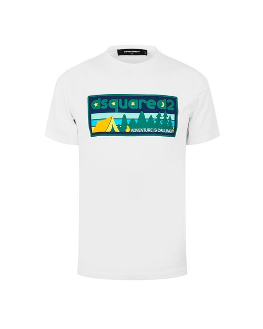 DSquared² White Cool Fit T-Shirt for men