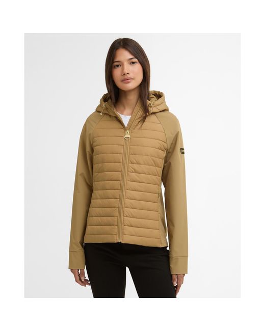 Barbour Green Valentina Quilted Sweatshirt