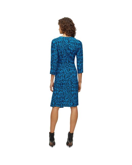 Boss Blue Danottea Dress