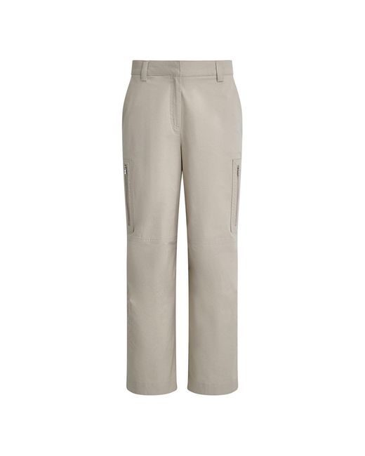 DKNY Gray Wide Leg Trouser