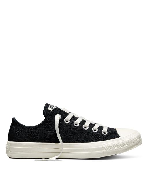 Converse Black Canvas Trainers