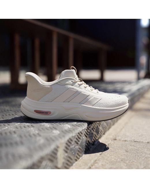 Adidas White Cloudfoam Cux for men