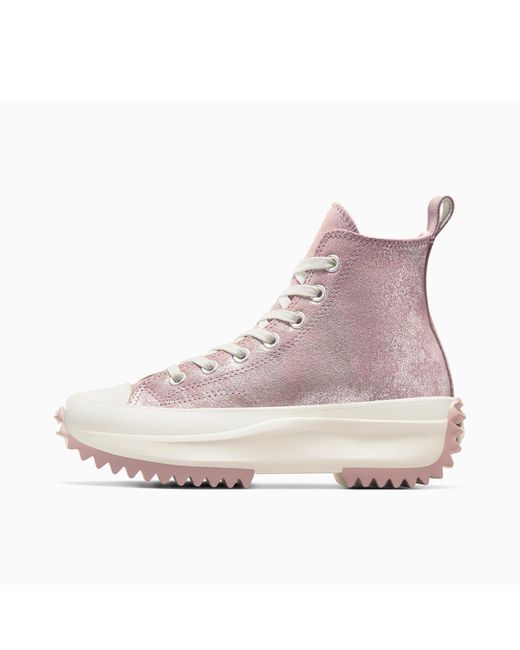 Converse Pink Adults Run Star Hike High-Top Trainers