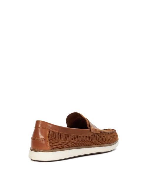 Dune Brown Berklee Loafers for men