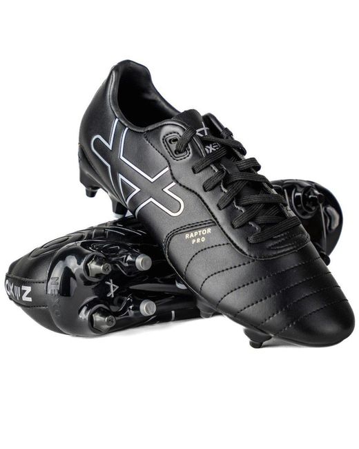 OXEN Black Raptor Pro Artificial Ground Rugby Boots