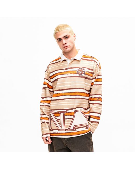 Napapijri Multicolor X Pdf Long Sleeve Rugby Shirt for men