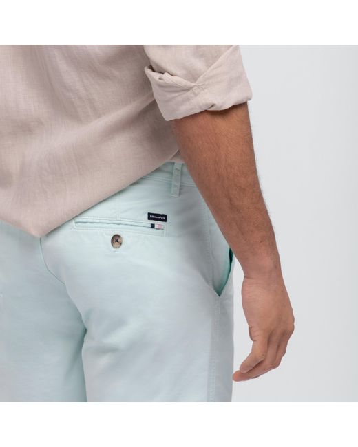 Eden Park Blue Light Chino Bermuda Shorts for men
