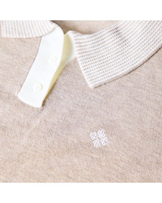 The Couture Club Natural Short-Sleeve Polo Shirt