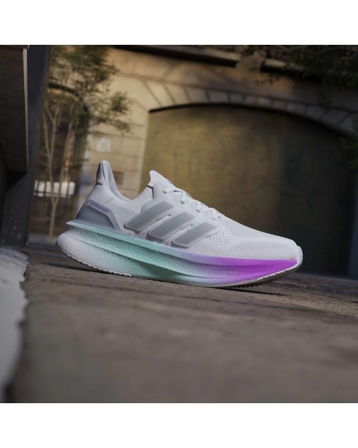 Adidas Blue Ultraboost 5 Running Shoes