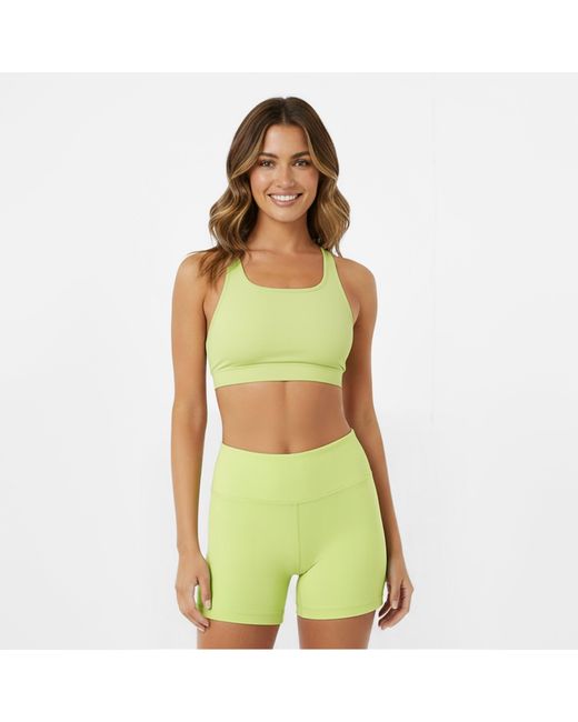 Usa Pro Green Pro Core Racer Back Sports Bra Ladies