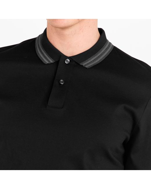 Boss Black H Pleins Long Sleeve Polo Shirt for men