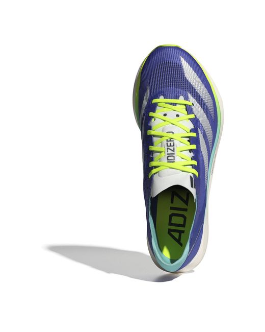 Adidas Blue Adizero Takumi Sen 10 Running Shoes