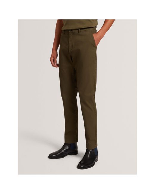 Ted Baker Green Slim Fit Chinos for men