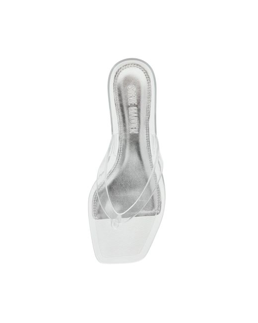 Steve Madden White Flip Flops