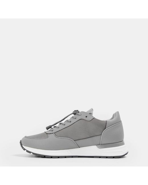Mallet Gray Popham Lite Low-Top Trainers for men