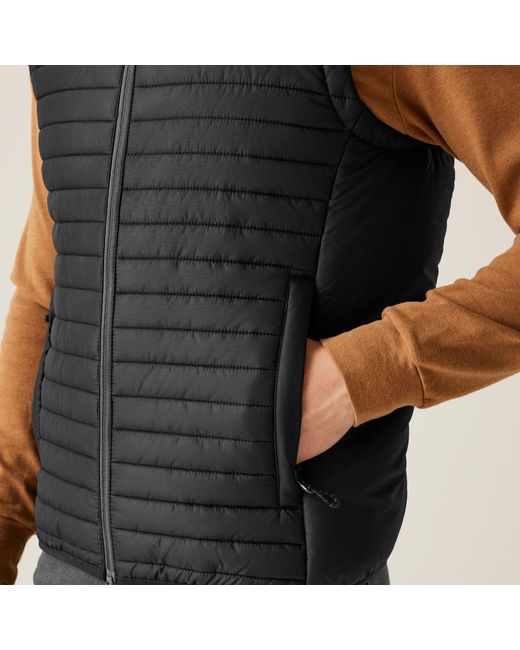 Regatta Black H/M Insulated Bodywarmer for men