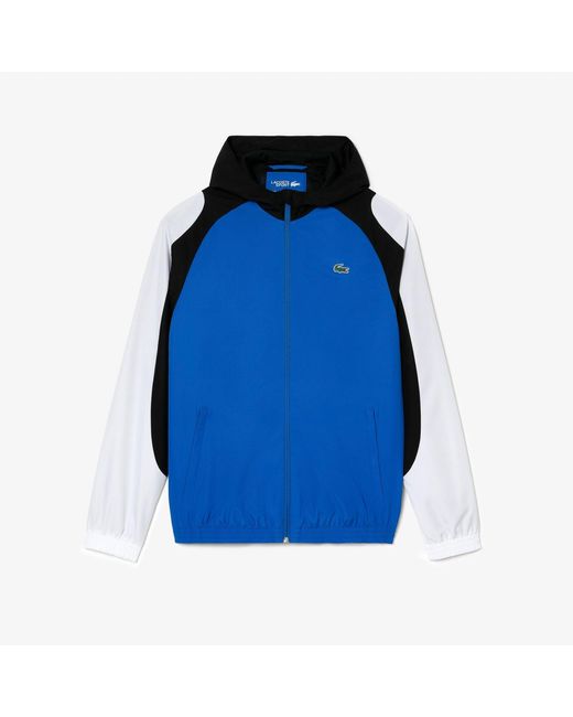 Lacoste Blue Sport Colourblock Tennis Jacket for men