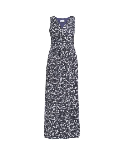 Gina Bacconi Blue Omie Jersey Maxi Dress