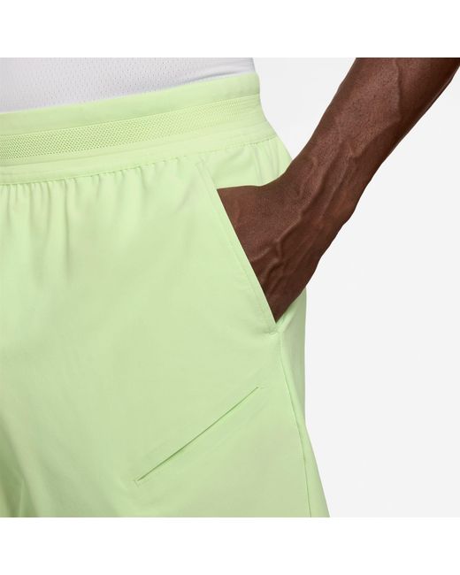 Nike Green Performance Tennis Shorts for men