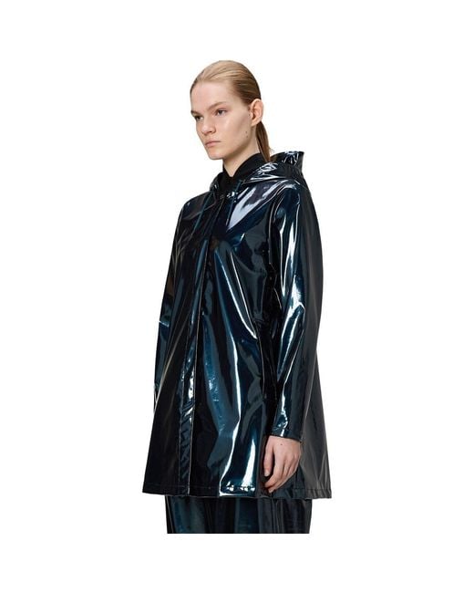 Rains Blue A-Line Raincoat