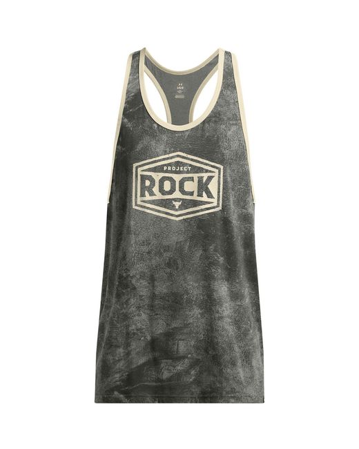 Under Armour Gray Racer Muscle Vest for men