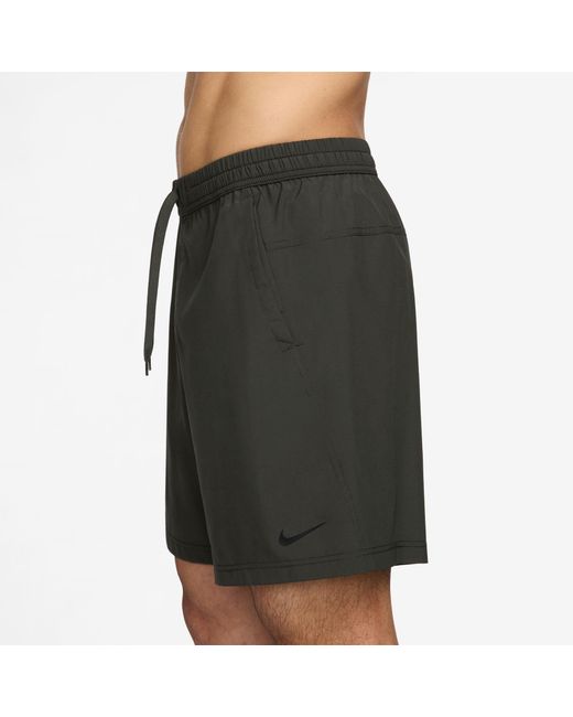 Nike Gray Dri-Fit Form 7 Unlined Versatile Shorts for men