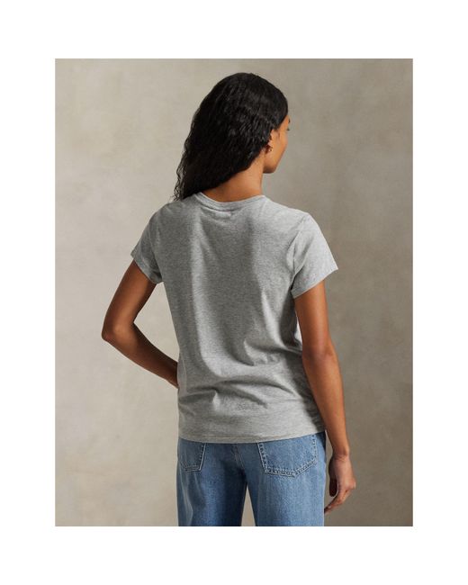 Polo Ralph Lauren Gray Round-Neck T-Shirt