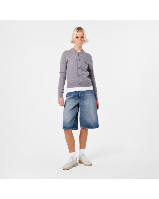 Veja Natural Bastle Leather Court Trainers