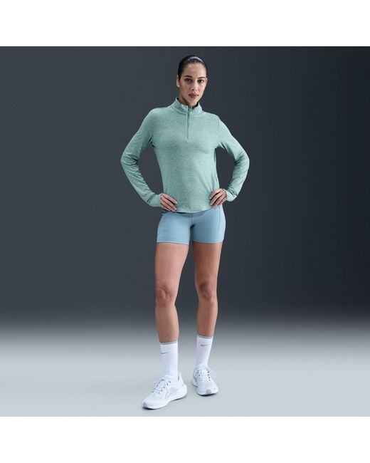 Nike Blue Swift 1/4-Zip Running Top