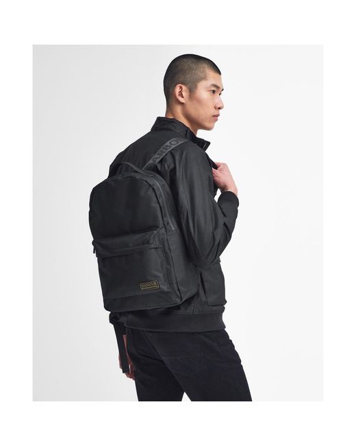 Barbour Black Knockhill Essential Backpack