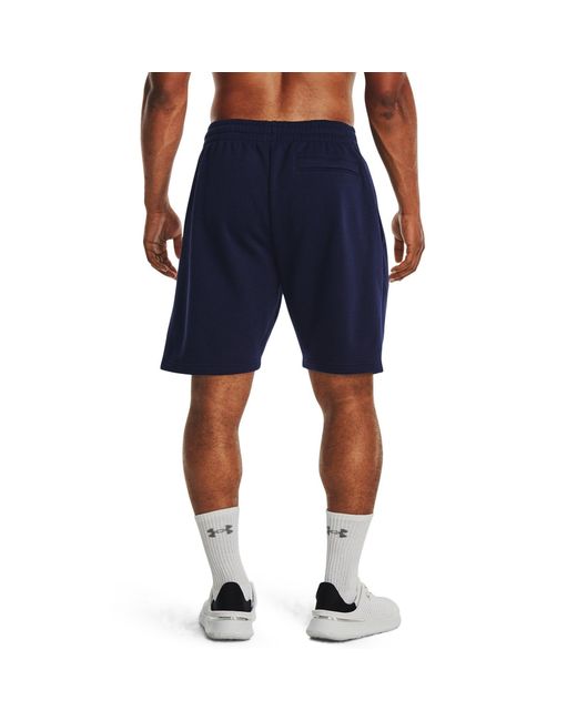 Under Armour Blue Ua Rival Fleece Shorts for men