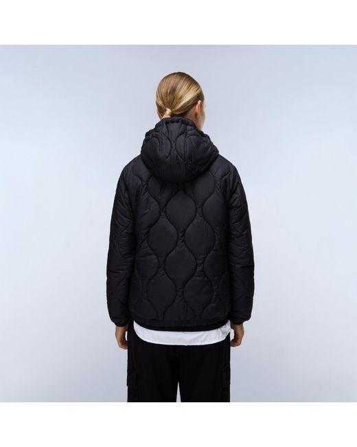 Napapijri Blue Napa Shorts Quilted Short Puffer Jacket