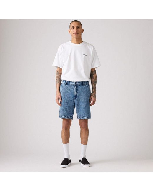 Levi's Blue Levi's Wellthread 80S Mom Short Flowe